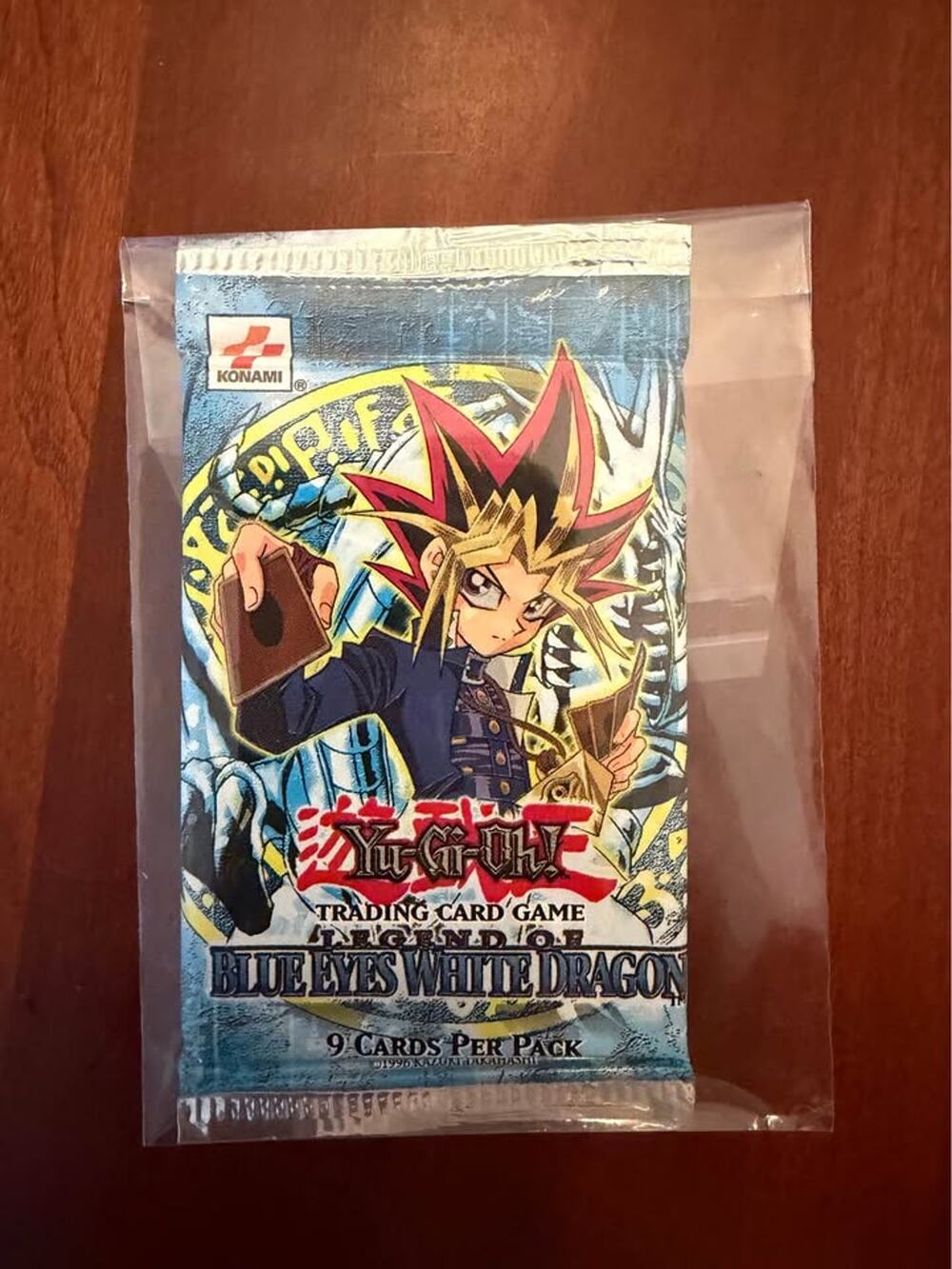 2002 Konami Yu-Gi-Oh! Legend of Blue Eyes White Dragon sealed Booster Pack